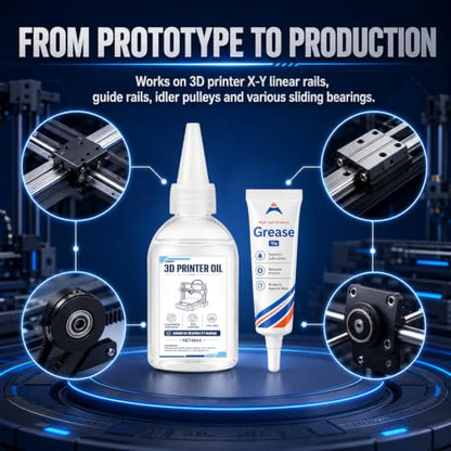 3D Printer Grease and Oil, Temperature Resistant, Dustproof, Reducing Wear