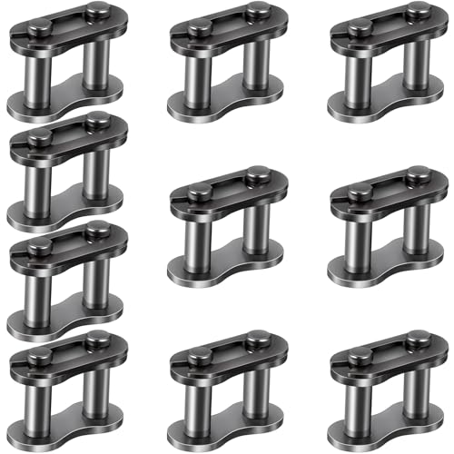 PAGOW 10pcs #25 Chain Master Link Roller, Master Connector Link for Baja Doodle Bug Motovox Mini Bike Harbor Freight Predator 212cc Go Kart Cart (10pcs #25) - color: #25, 10pcs
