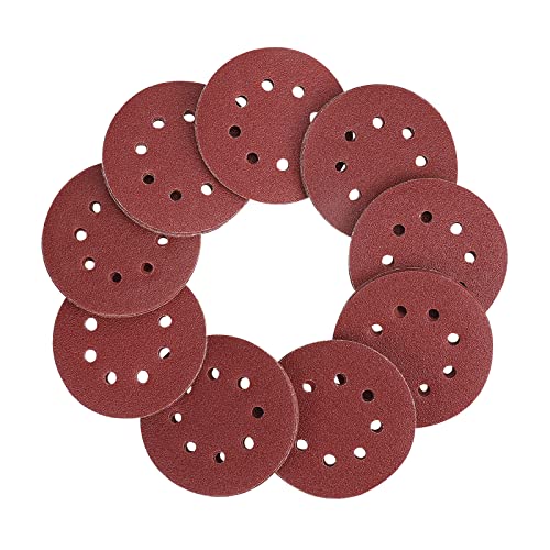 WORKPRO 80-Piece Sanding Disc Set，5-Inch 8-Hole Hook and Loop Sanding Discs, 60, 80, 100, 120, 180, 240, 320, 400 Grits Sandpaper for Random Orbital Sander(Not for Oscillating Tools or Mouse Sander) - size: 80 Count (Pack of 1)