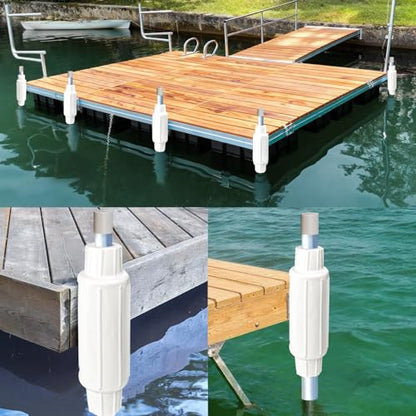 Dock Bumpers for Poles/Post, Boat Dock Bumpers Fenders - color: White-2pk, size: 22.44 Inch Length