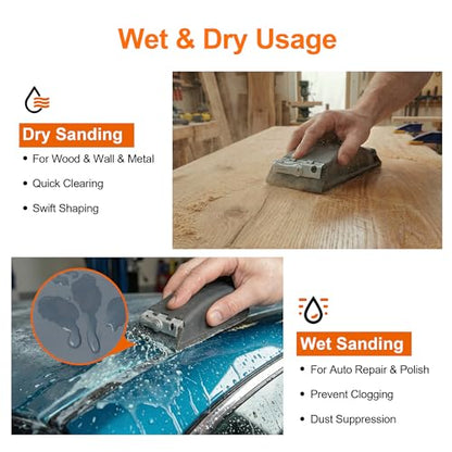 KENDO Sandpaper Assortment 24 PCS,12 Grits 120-3000,Wet Dry Sanding Sheets - style: WDS-24PCS
