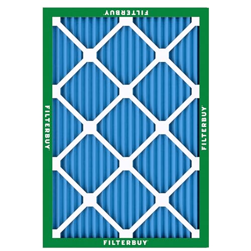 Filterbuy 12x18x1 Air Filter MERV 13 Smoke & Allergy Defense (2-Pack) - size: 12x18x1