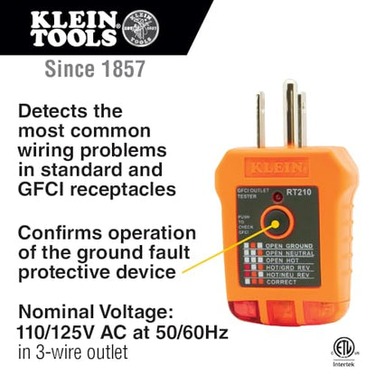 Klein Tools CL120VP Electrical Voltage Test Kit with Clamp Meter - size: Clamp Meter & 3 Testers Set
