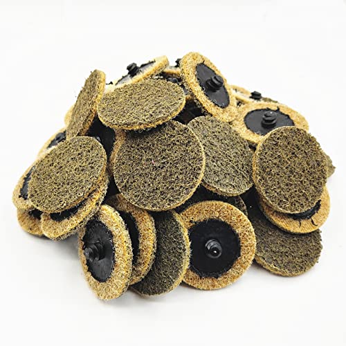 50pcs Die Grinder Sanding Discs Roll, Includes 1pc 2in Disc Pad Holder with 1/4in Shank, Surface Conditioning, Quick Change - style: Style 2