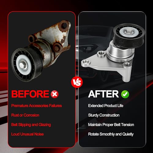 12555609 Serpentine Belt Tensioner Assembly Drive Component Kit