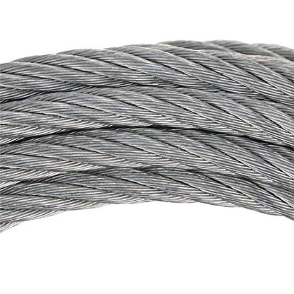 Seachoice Steel Winch Cable w/Safety Hook, 3/16 in. X 25 Ft., 4,000-Lb. Tensile Strength