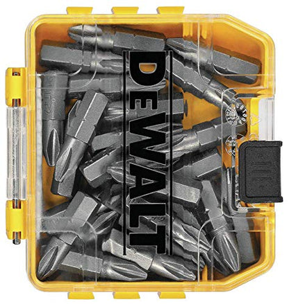 DEWALT Screwdriver Set, Phillips #2, 1-Inch, 25-Piece (DWAF2002B25), Yellow - size: One Size