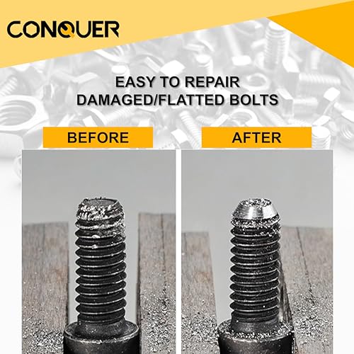 CONQUER Deburring External Chamfer Tool, Tungsten Blade, Fits 1/8"-3/4" - size: PREMIUM TUNGSTEN Blade 1/8"-3/4"(3mm-19mm)