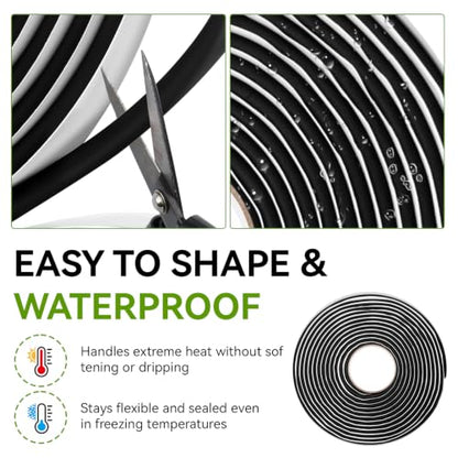 5/16" x 20ft Butyl Sealing Rope for Tuf-Tite and Polylok Septic Tank Risers