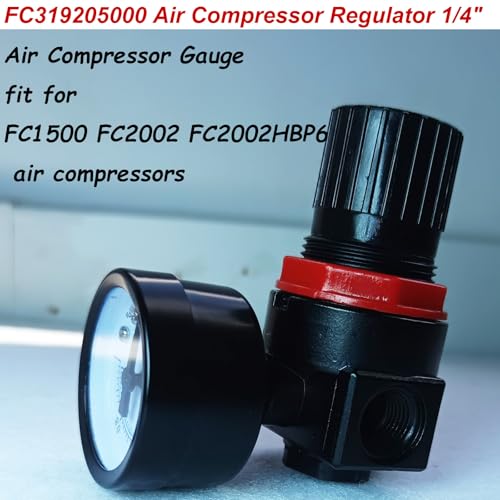 FC319205000 Air Compressor Regulator Kit 1/4" 200PSI Gauge GA0250200GC
