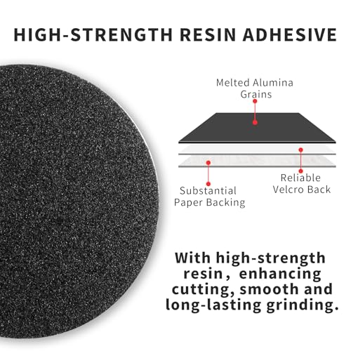 20 Pcs 3 Inch 150 Grits No Hole Hook and Loop Sanding Discs, Silicon Carbide Wet Dry Flocking Sandpaper for Random Orbital Sander, Wood, Car, Metal, Plastic, Paint Polishing - style: 150 Grit
