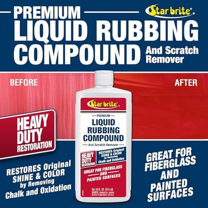 STAR BRITE Liquid Rubbing Compound Medium Oxidation - style: For Heavy Oxidation