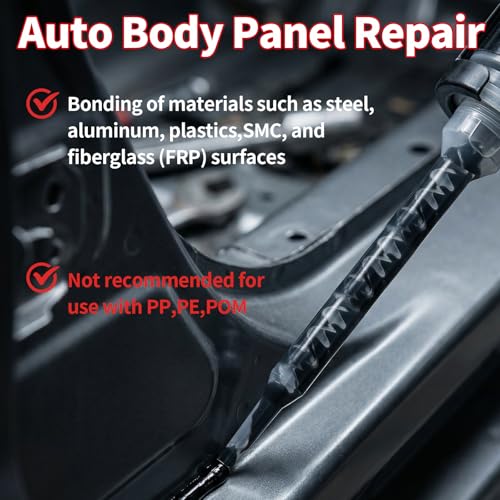 Panel Bonding Adhesive for Auto Body Panel Repair,200 mL Cartridge