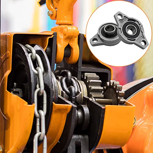 Zorfeter Pillow Block Bearing KFL001, 12mm/0.47Inch ID, 4Pcs - size: KFL001