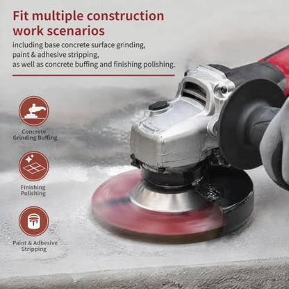 6" Transitional Ceramic Grinding Wheels 5/8"-11 Arbor Diamond Cup Wheel for Concrete Polishing Pro,30# Medium - style: 30#