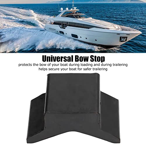 Astibym Boat V Block , Rustproof Bow Stop Black Universal Stable for Caravans for Trailers