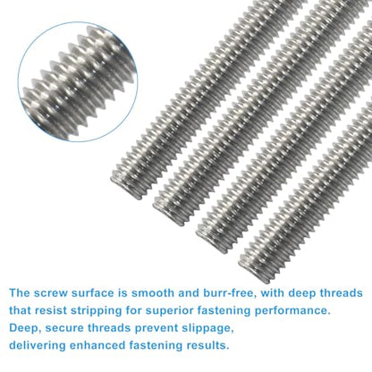 BokWin M6 x 250mm Fully Threaded Rod - size: M6 x 250mm