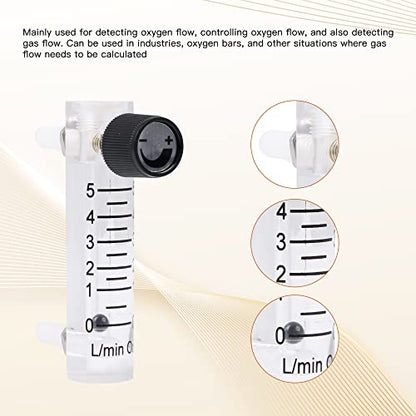 Oxygen Rotameter | Flow Range: 0-5 LPM | with Flow-Control Knob