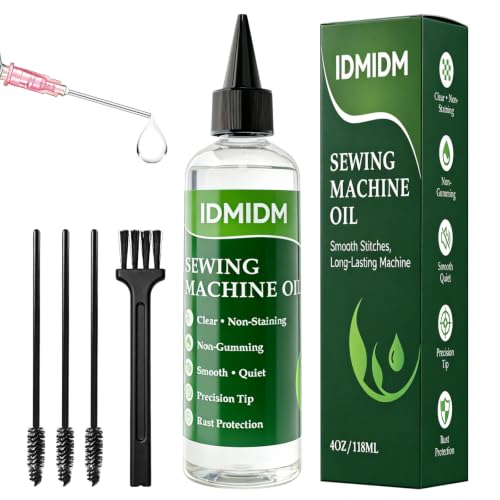 Sewing Machine Oil and Cleaning Kit, 4 Fl Oz (118 ml)