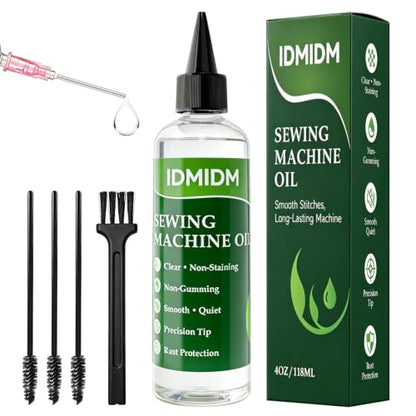 Sewing Machine Oil and Cleaning Kit, 4 Fl Oz (118 ml)