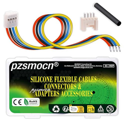 10 Sets/40 Pcs JST HY 2.0mm 4 Pin 22AWG Silicone Connector Kit - size: 4-Pin, style: JST-HY