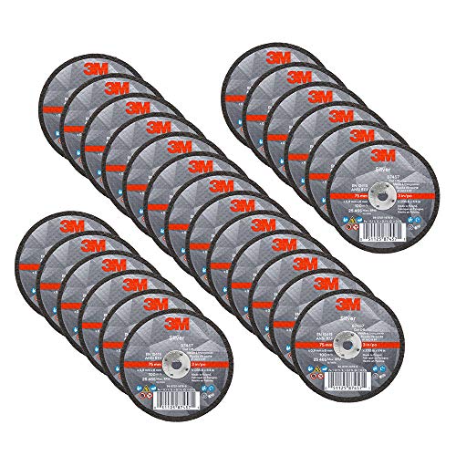 3M Silver Cut-Off Wheel, 87457, 60+, T1, 3 in x 0.035 in x 1/4 in - size: 3 in x .035 in x 1/4 in, style: T1