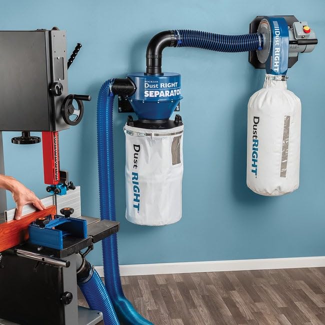Rockler 4" Wall-Mount Cyclone Dust Separator