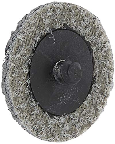 Sungold Abrasives 74900 Non Woven Surface Conditioning R-Type Quick Change Disc, 2-Inch, Grey (25/box) - color: Grey Super Fine, size: 2 in.