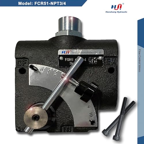 Hydraulic Adjustable Flow Directional Control Valve (3/4" NPT Port, 30 GPM, FC51 with Relief) - size: 3/4" NPT Port, 30 GPM, style: FCR51 with Relief