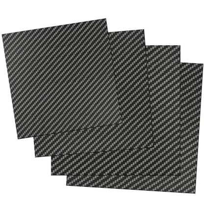Kalolary Carbon Fiber Sheet 240 X 240 X1MM,3K Real Carbon Fiber Board Plate - size: 240 X 240 X 1 mm, style: Twill Weave