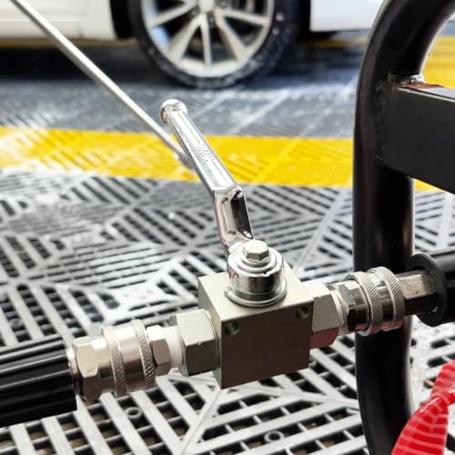 Tool Daily High Pressure Washer Ball Valve Kit, 3/8 Inch Quick Connect