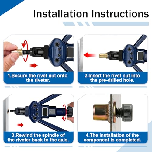 660Pcs Metric & SAE Rivet Nut Kit Threaded Nutserts Set - size: Metric & SAE 660pcs