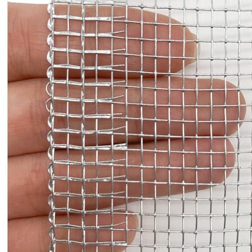 1/8 inch Galvanized Hardware Cloth Wire Mesh Screen Roll (24in x 10ft)
