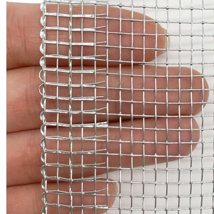1/8 inch Galvanized Hardware Cloth Wire Mesh Screen Roll (24in x 10ft)
