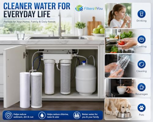 CFS Reverse Osmosis Water Filter Kit 10" Sediment Carbon 1 Set - size: 1 Pack
