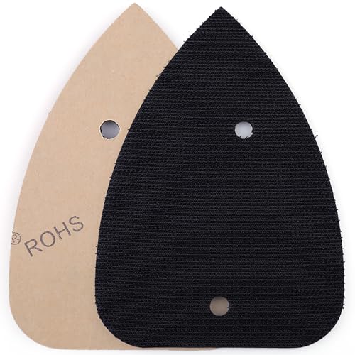 LotFancy Detail Sander Replacement Backing Pad, Replaces OE # 577044-01, Pack of 2, for Black & Decker Mouse Sander MS500, 11667, 11670, 11680, Craftsman 900116700, 900116670 - size: 2PCS