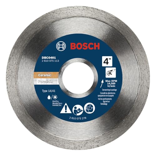 Bosch DBC0401 4 in. Continuous Diamond Wheel - size: 4 in