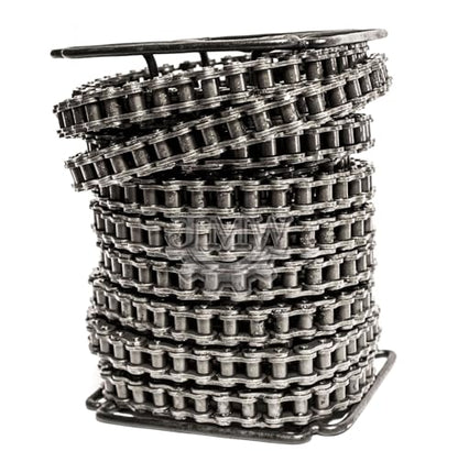 Jeremywell 80H Heavy Duty Roller Chain 50 Feet with 5 Connecting Links