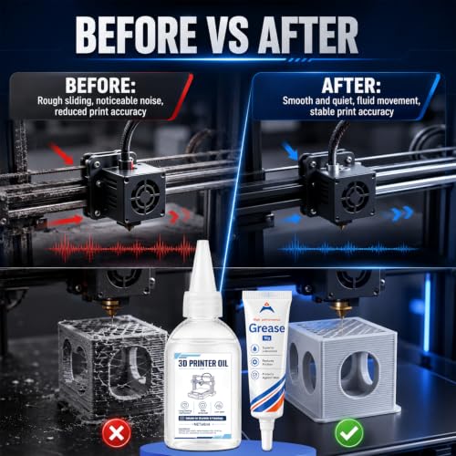 3D Printer Grease and Oil, Temperature Resistant, Dustproof, Reducing Wear