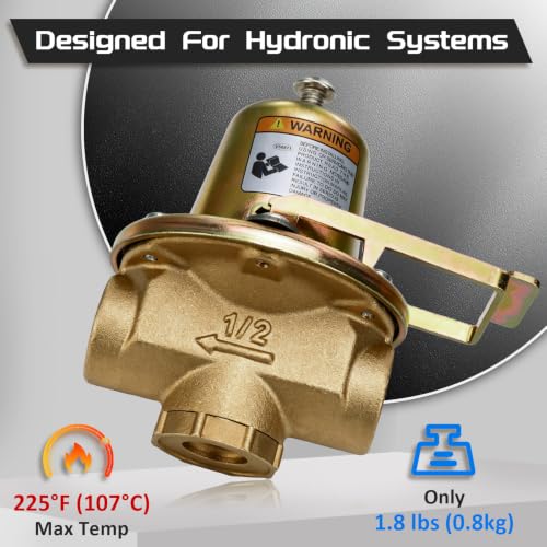 110192 FB-38 1/2" Pressure Reducing Valve For Residential Heating Systems