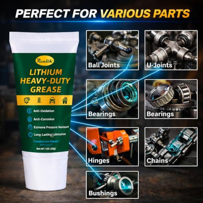 Realth Lithium Grease 1 oz High Temp Waterproof - size: 30g