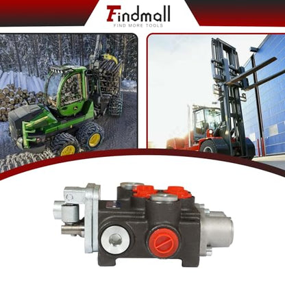 2 Spool 11GPM Hydraulic Control Valve 3600PSI BSPP Double Acting Hydraulic Directional Control Valve