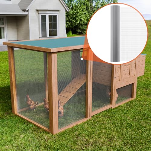 VEVOR Hardware Cloth, 1/4 inch 48in x 100 ft 23 Gauge, Hot Dipped Galvanized Wire Mesh Roll, Chicken Wire Fencing, Wire Mesh for Rabbit Cages, Garden, Small Rodents - size: 48"x100'