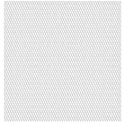 Heavy Duty Expanded Metal Mesh Panel, Stainless Steel Fence Panel for Security, Animal Pens, Runs, Aviaries, and Repairs - color: Silver-B, size: 19.7" x 19.7" x L x W