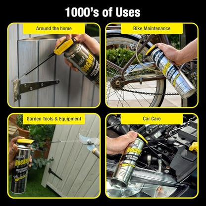 Multi-Purpose Lubricant Spray, 15.2 Fl Oz (Pack of 12) – Penetrating Oil & Anti-Corrosion Spray for Rusted Bolts, Tools, Bikes & Garden Equipment, Water-Resistant Protective Coating - size: 15 fl oz (Pack of 12)