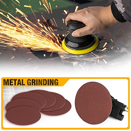 Autolock 6 Inches Air Random Orbital Sander, Pneumatic Palm Sander 1pcs - size: 6 Inch