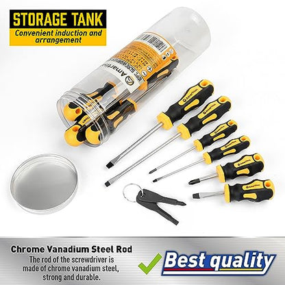 Amartisan 10-Piece Magnetic Screwdrivers Set