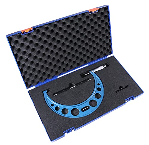 Accusize Outside Micrometer, 7-8in x 0.0001in, EG00-0008 - size: 7-8"