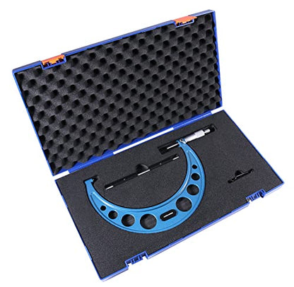 Accusize Outside Micrometer, 7-8in x 0.0001in, EG00-0008 - size: 7-8"