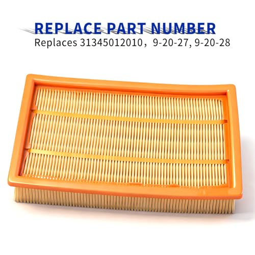 31345012010 Flat pleated dust collector filter cartridge suitable for Fein Turbo I and II series including HEPA and Set models etc Compatible With 9-20-27 9-20-28